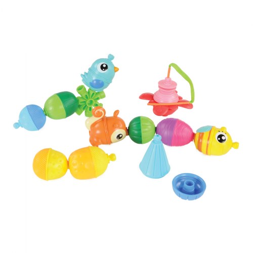 Woodland Character Sensory Snap Beads - 25 Pieces