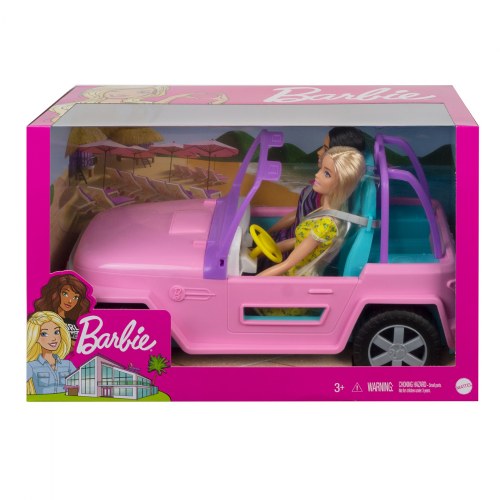 Barbie® Dolls & Off-Road Vehicle - 2 Barbies & Vehicle