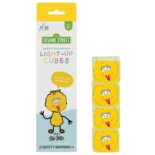 Glo Pals Sesame Street Light Up Big Bird Water Cubes - Yellow