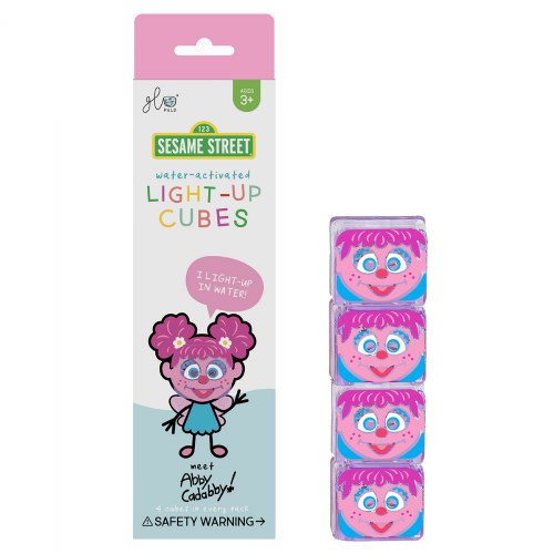 Glo Pals Sesame Street Light Up Abby Cadabby Water Cubes - Light Up in Different Colors