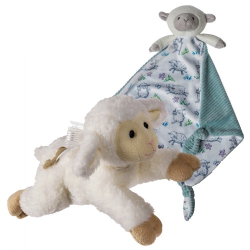 Little Knottie Lamb Blanket & Melody Musical Lamb Wind-Up