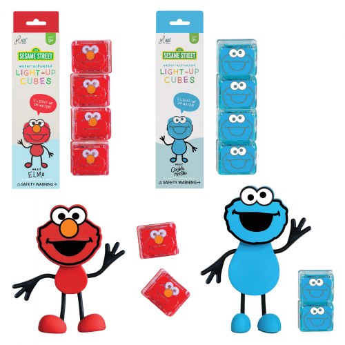 Glo Pals Sesame Street Characters Elmo & Cookie Monster