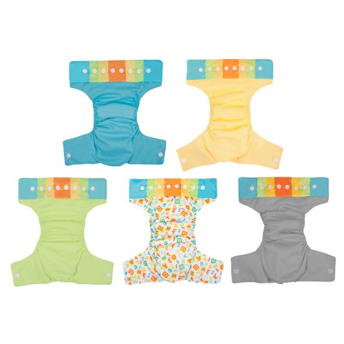 Reusable Cloth Diapers & Liners Size 1 (03M) Starter Bundle