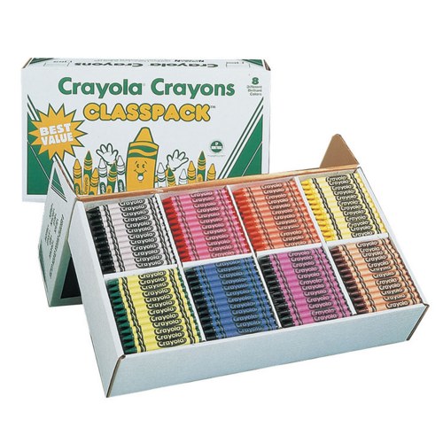 Crayola® Class Pack Crayons Large Cargo (400 crayons, 50 ea. color)