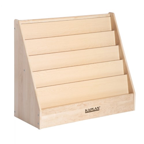 Premium Solid Maple Large 36" Wide 5-Shelf Book Display