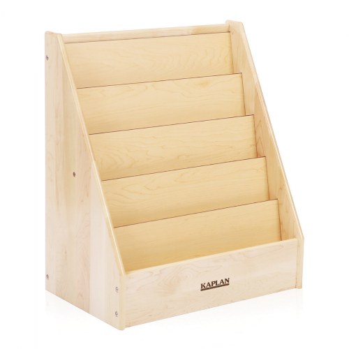 Premium Solid Maple 5-Shelf Book Display