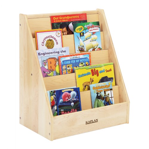 Premium Solid Maple 5-Shelf Book Display