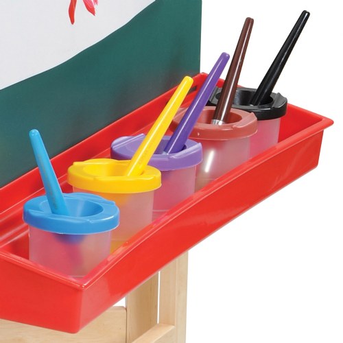 NonSpill Paint Pots & Brushes Set