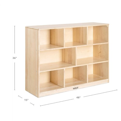 Premium Solid Maple Multipurpose Shelf Storage