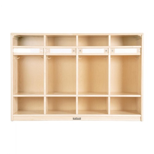 Toddler 8 Section Coat Locker With Trays – ECS