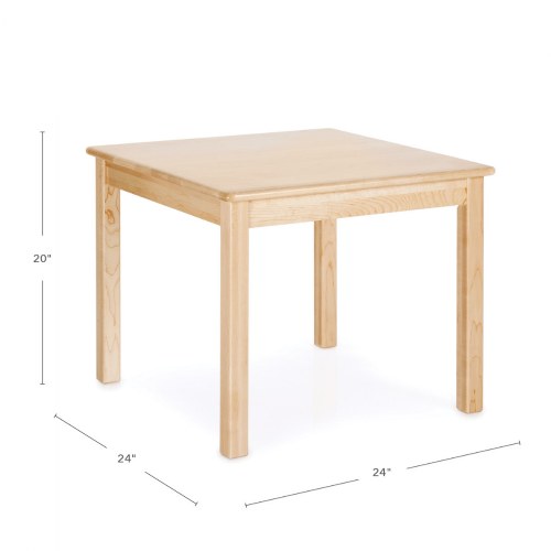 Premium Solid Maple Table 24