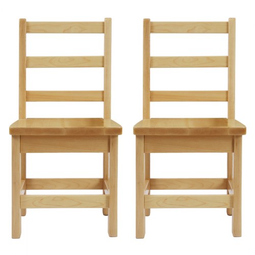 Premium Solid Maple High Quality Chairs - Set of 2