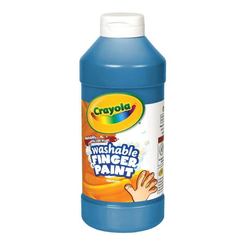 Crayola® Washable Finger Paint - Blue - 16 oz. Plastic Bottle