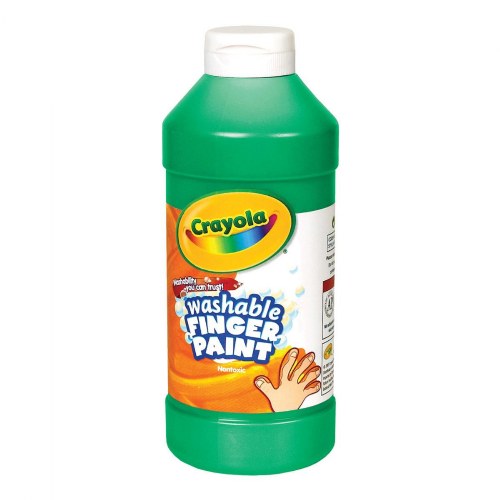 Crayola® Washable Finger Paint - Green - 16 oz. Plastic Bottle