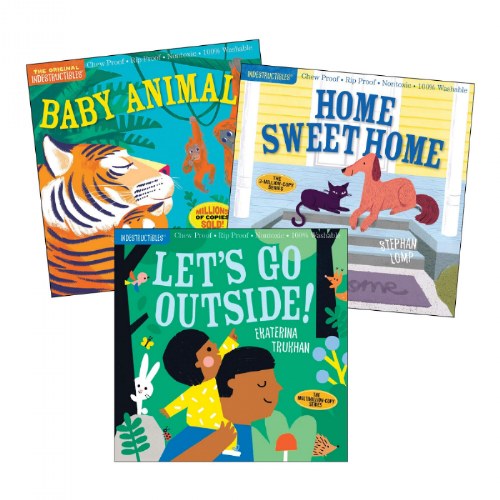 Indestructibles Wordless Picture Books - Set of 3