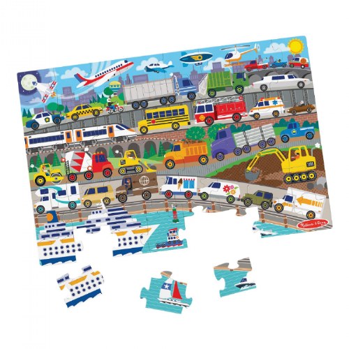 Transportation Floor Puzzle - 24 Pieces