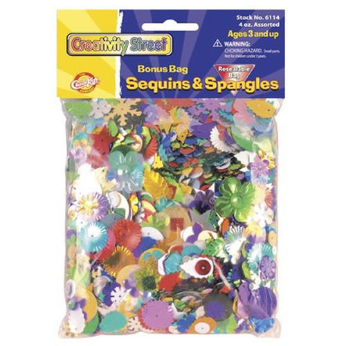 Sequins and Spangles - 4 oz. Assorted