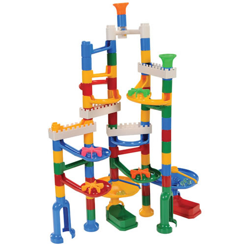 Vintage 48 Piece Plastic Marble Run