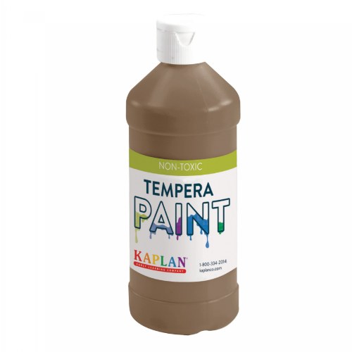 Kaplan Kolors Tempera Paint - 16 oz. Brown