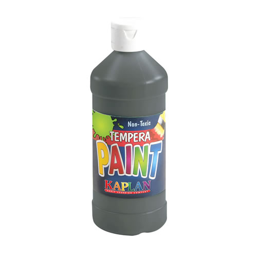 Kaplan Kolors Tempera Paint - 16 oz. Black