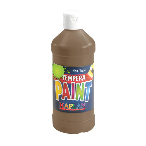 Kaplan Kolors Tempera Paint - 16 oz. Brown