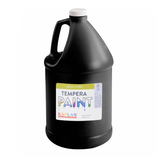 Kaplan Kolors Tempera Paint - Black - 1 gallon