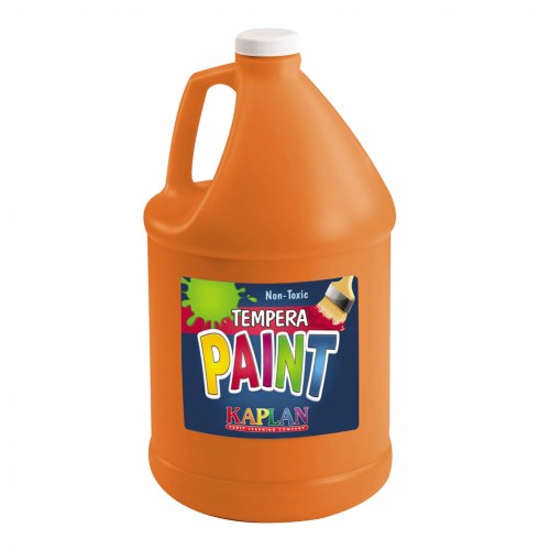 Kaplan Kolors Tempera Paint - Orange - 1 gallon