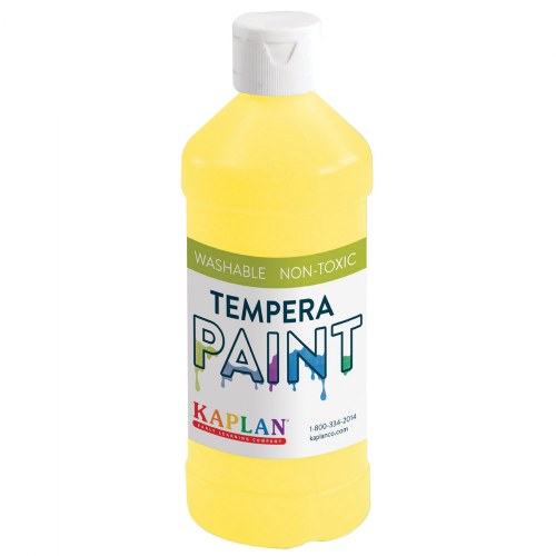 Kaplan Kolors Fluorescent Tempera Paint - Neon Yellow