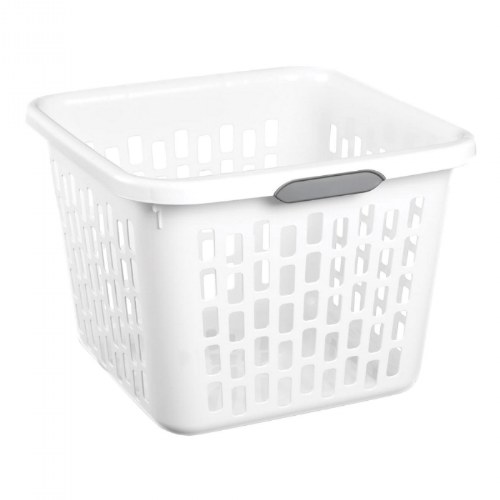 Bushel Square Laundry Basket - White