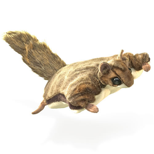 FLYING  SQUIRREL PUPPET # 2580~ 15" LONG ~ Folkmanis Puppets 
