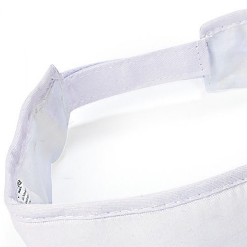 DIY Cotton White Visors Set of 12