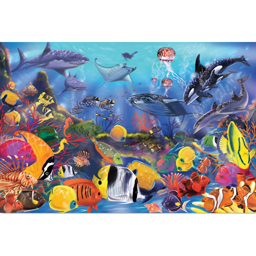Sea Life Floor Puzzle - 48 Pieces