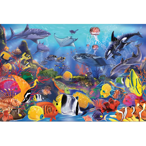 Sea Life Floor Puzzle 48 Pieces