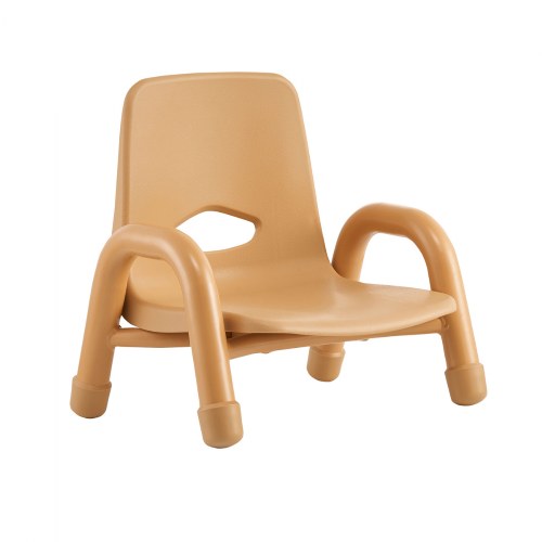 Nature Color Chunky Stackable Chair - 5.5" Seat Height - Natural