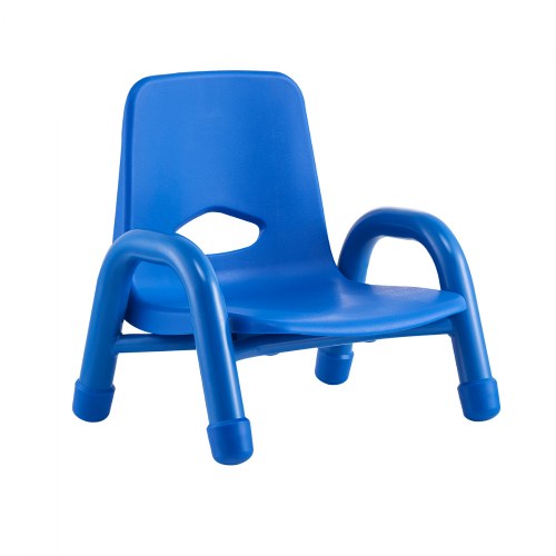 Nature Color Chunky Stackable Chair - 6.5" Seat Height - Blue