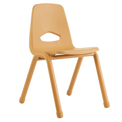 Nature Color Chunky Stackable 17.5" Teacher Chair - Natural