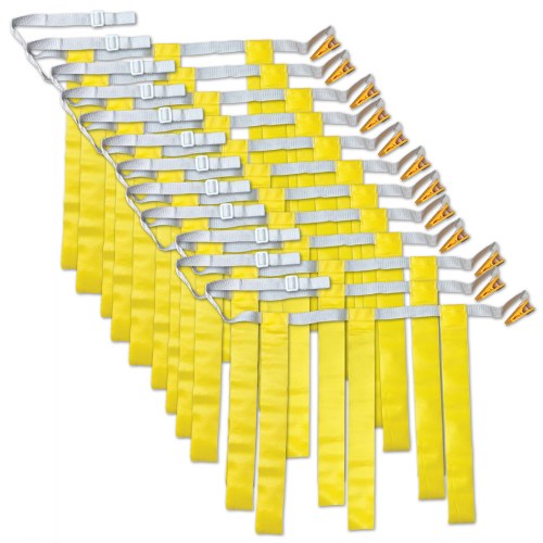Flag Football Belts - Yellow - Set of 12