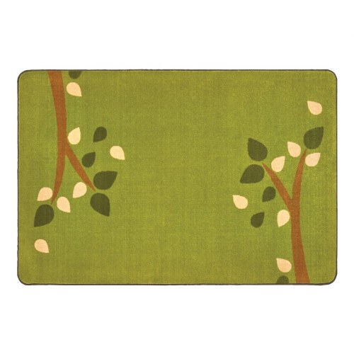 Kaplan® Branching Out Carpets  - 6' x 9' Rectangle - Green