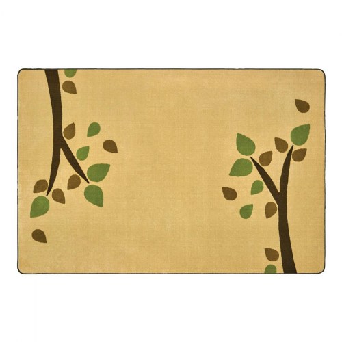 Kaplan® Branching Out Carpet - 4' x 6' Rectangle - Tan