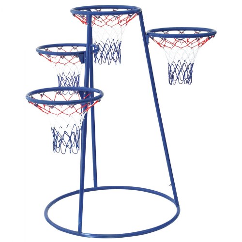 4-Rings Basketball Stand with Storage Bag 