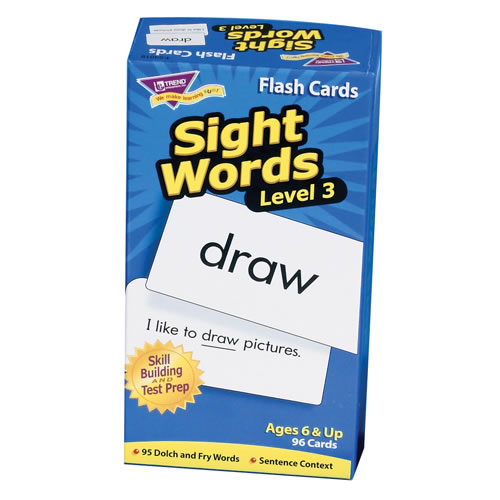 Sight Word Flash Cards Level 3