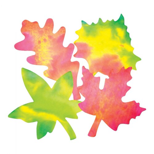 Color Diffusing Leaves