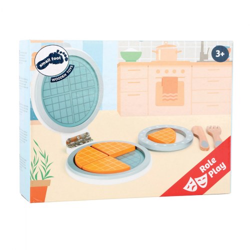 Wooden Waffle Iron Playset