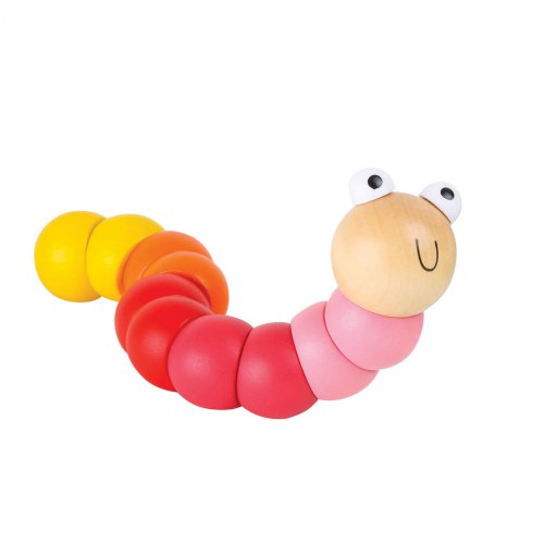 Bendable Wooden Caterpillars - Set of 14