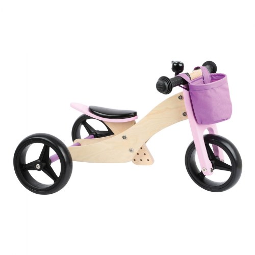 wooden trike balance bike