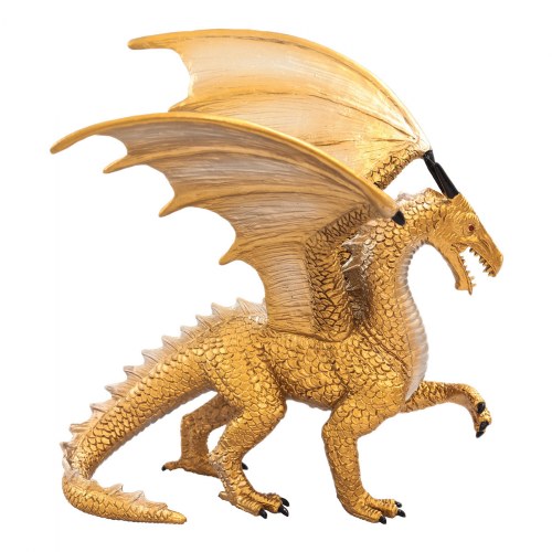 Golden Dragon Fantasy Figure