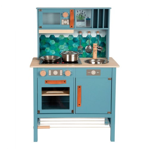 Children's Complete Play Kitchen - Blue