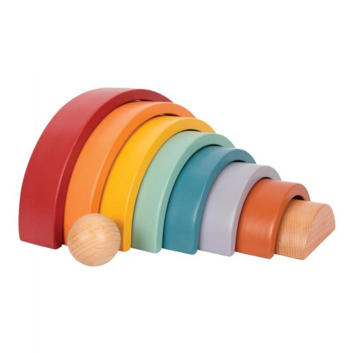 Wooden Rainbow Building Blocks