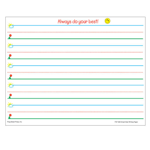 Kaplan Early Learning Narrow Lined Raised Paper