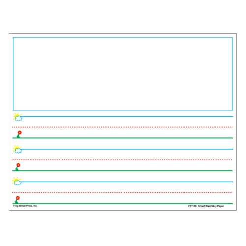 Kaplan Early Learning Narrow Lined Raised Paper